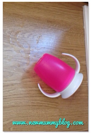 munchkin 360 cup review spilled water - new mummy blog 