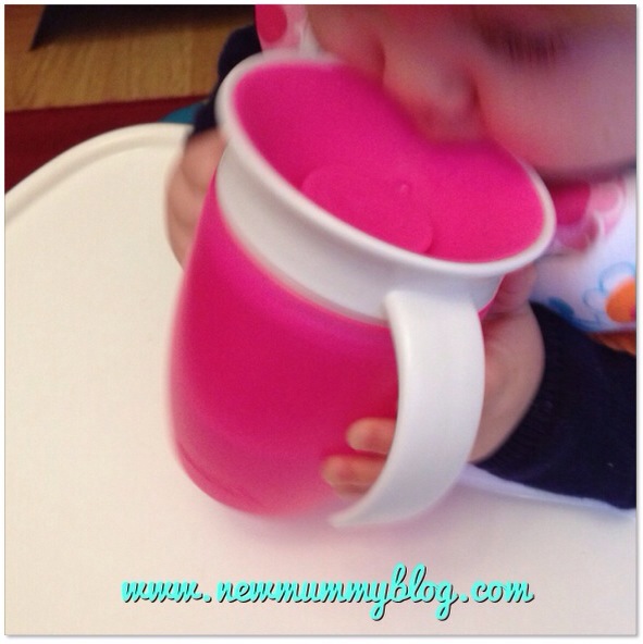 munchkin 360 cup review baby drinking