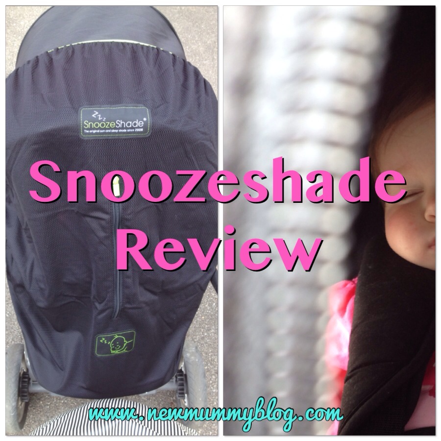 Snoozeshade review - how to get baby to nap during the day and a safe was to shade a baby from the sun, without using a blanket