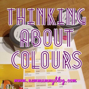 New mummy blog thinking about paint colours for home diy