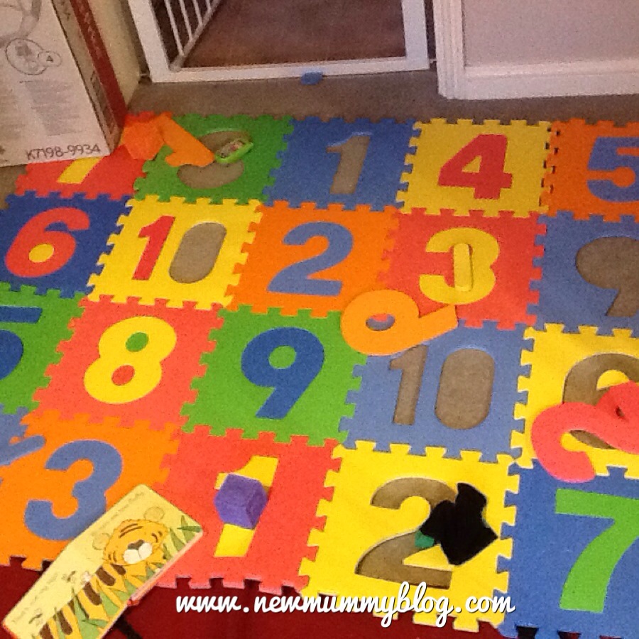 new mummy blog, playroom mess from a 10 month old