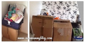 Moving house with a baby, baby's suitcase
