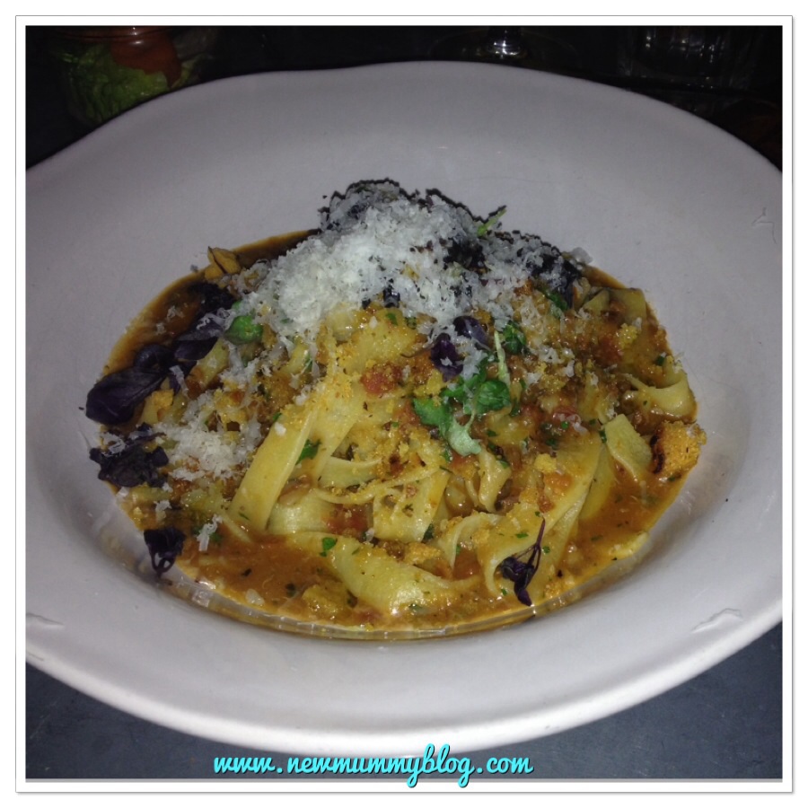 New mummy blog reviews Jamie's Italian super lunch tagliatelle