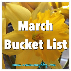 Daffodils march bucket list 