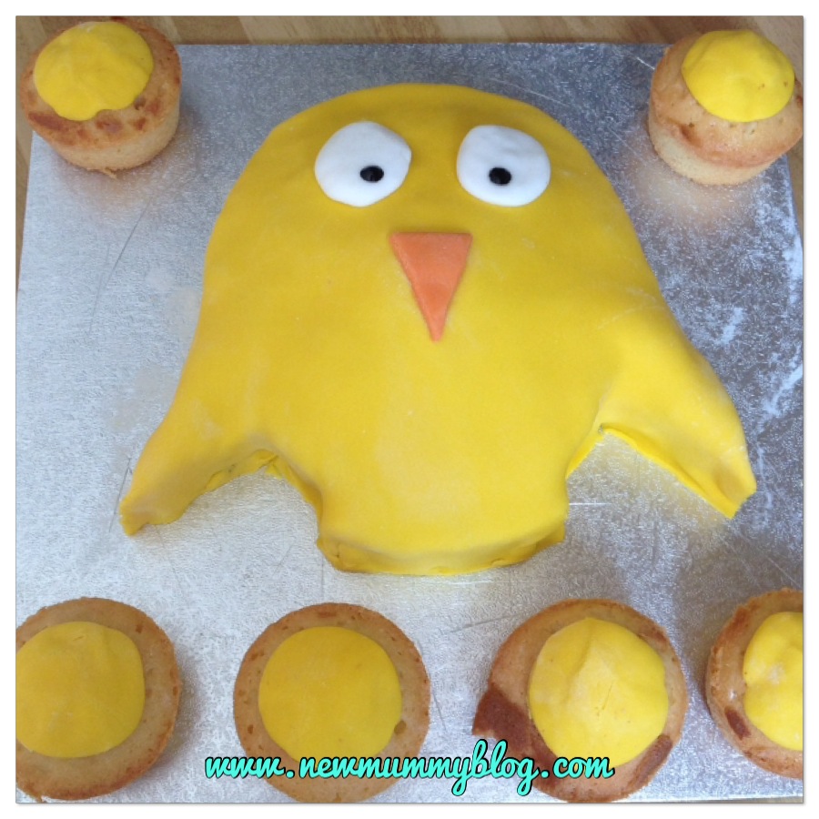 Easter cake ideas - simple easy Easter chick cake for kids 
