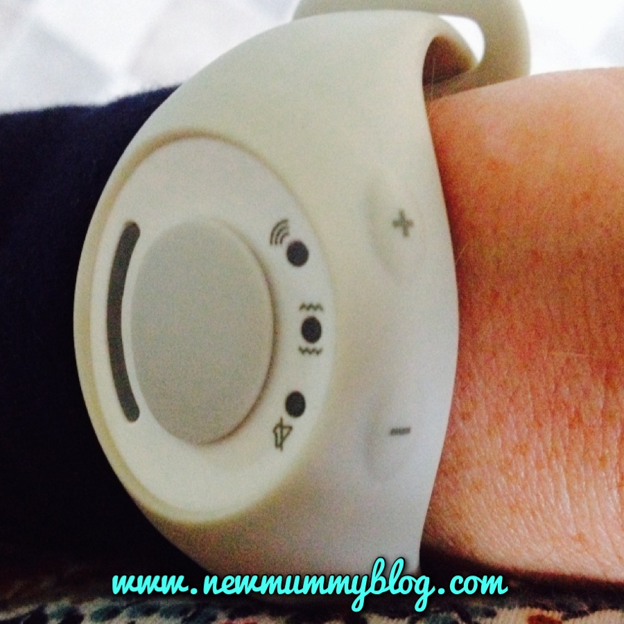 the buttons on the right of the babble band watch adjust the options/volume