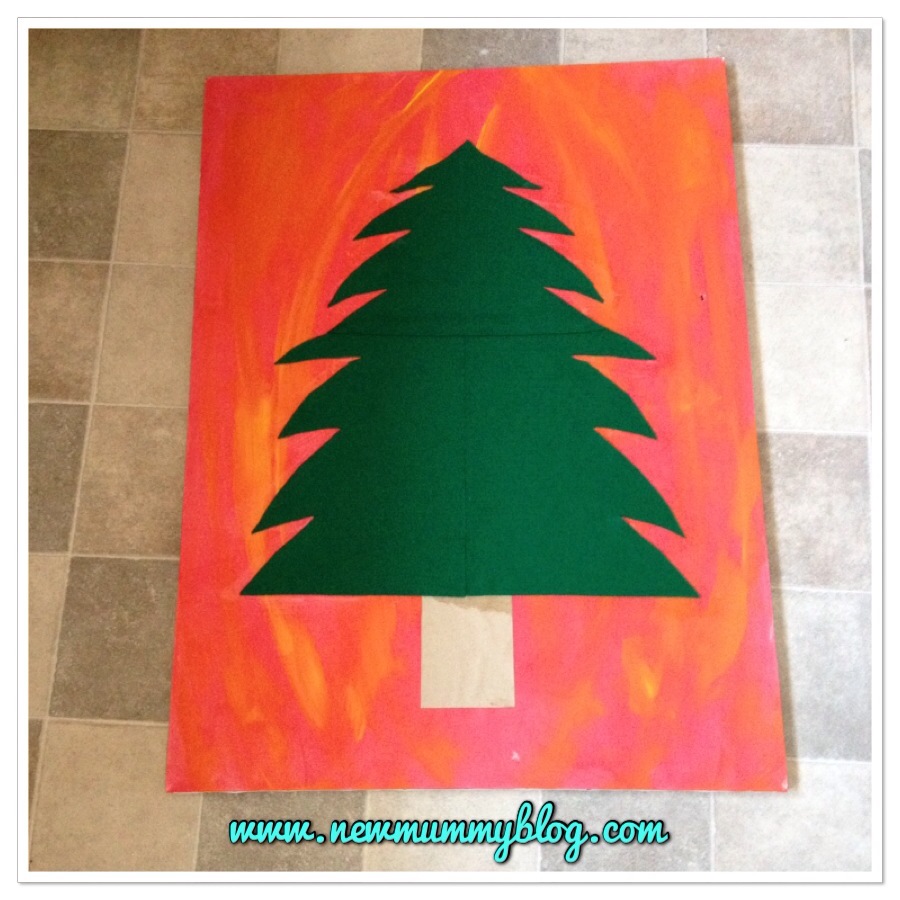 how to make a felt christmas tree for kids to decorate