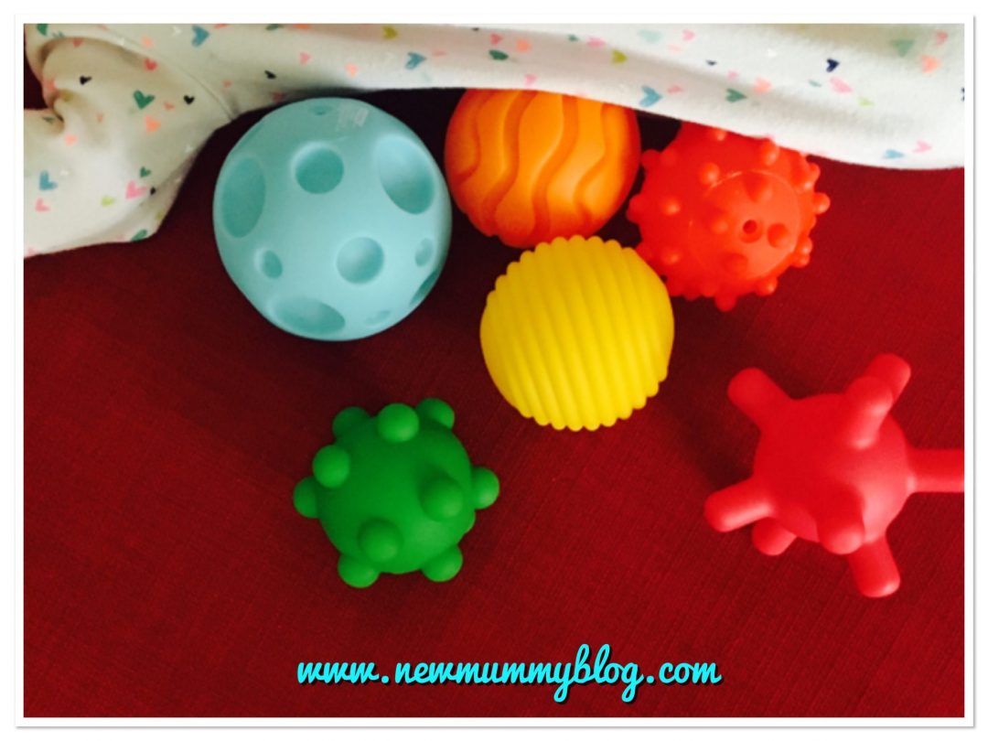 sensory toys by Bkids Infantino sensory balls - multi coloured 