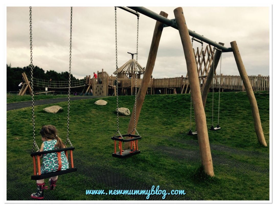 Days out with kids near Glasgow play park Drumpellier Country Park