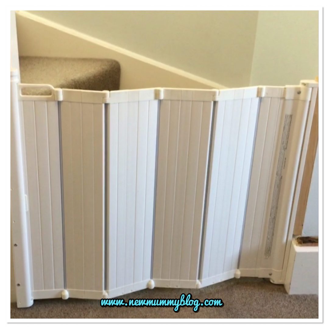 BabyDan Retractable Stair Gate baby stair gate after 2 years of use! Baby proof for a crawling baby - New Mummy Blog