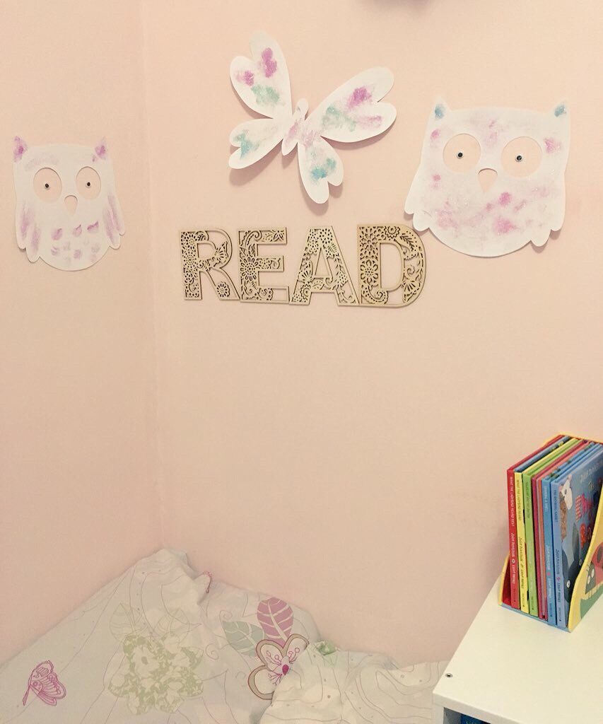 Reading corner for coping with two kids at bedtime and keeping to Bath Book Bed simple bedtime routine with Book Trust 2018 ad 