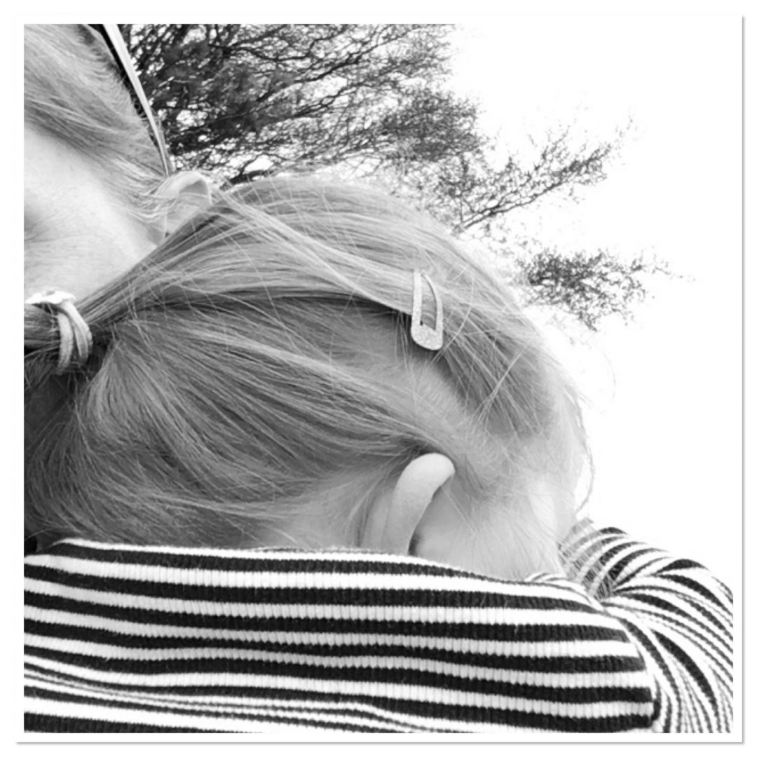 Mummy cuddles on a walk when constantly tired at 3.5 years old 