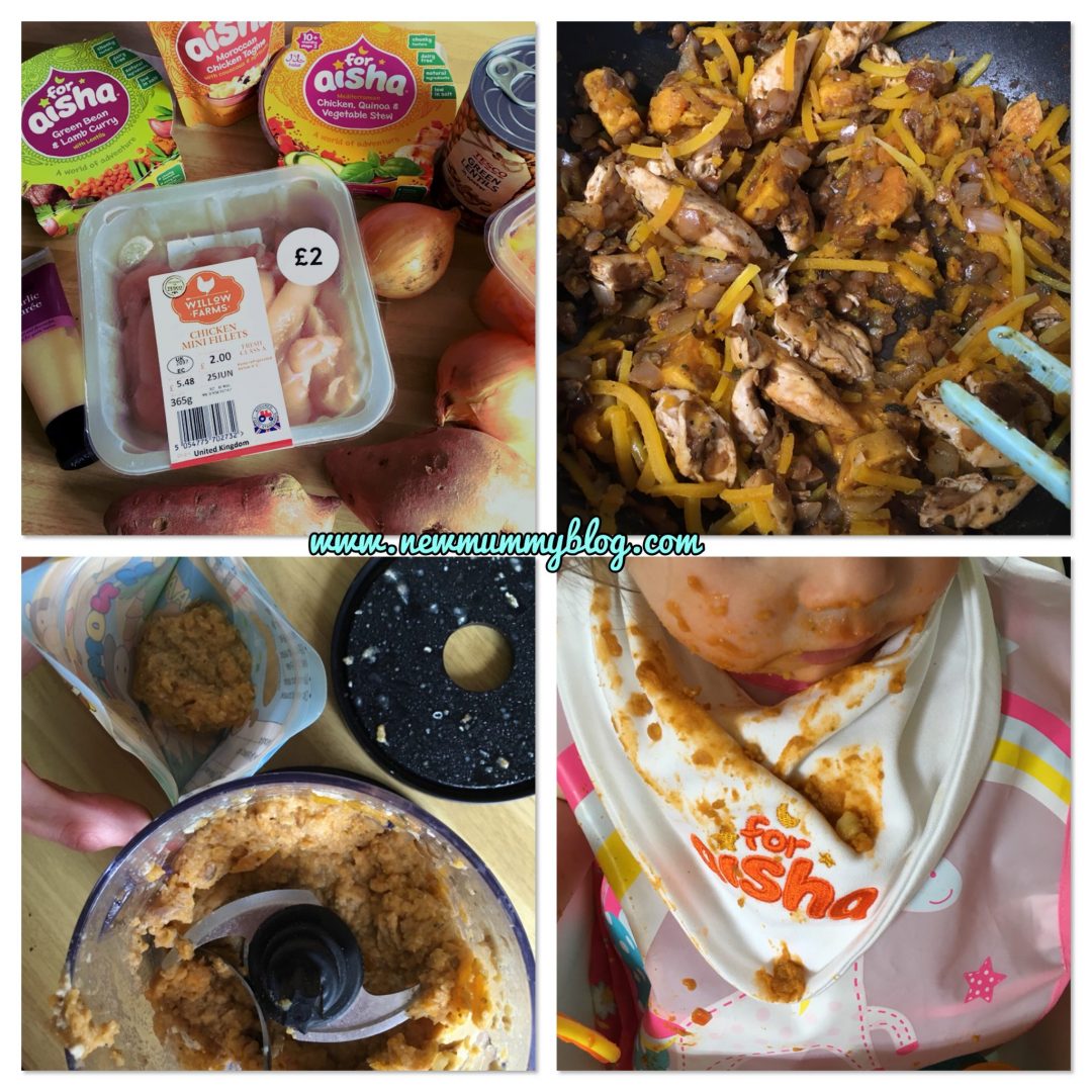 For Aisha, halal babyfood, cooking baby food, weaning, curry, healthy eating, homemade baby food