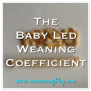 Baby led weaning coefficient
