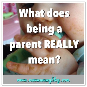 New Mummy Blog what being a parent REALLY means
