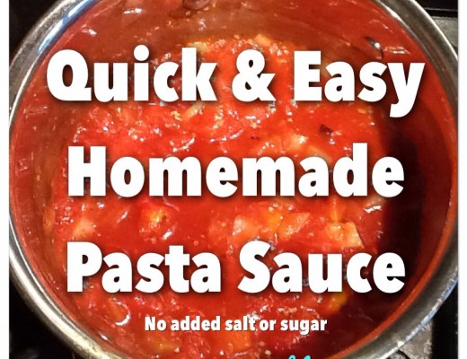 Homemade pasta sauce - quick and easy - perfect for toddlers and kids