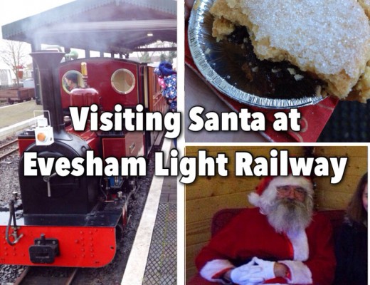 Evesham Light Railway Santa and mince pies