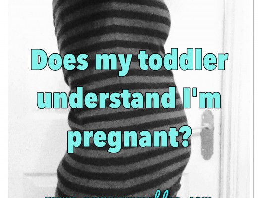 baby bump at 15 weeks - does my toddler understand I'm pregnant