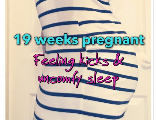 19 weeks pregnant bump kicks and painful sleep