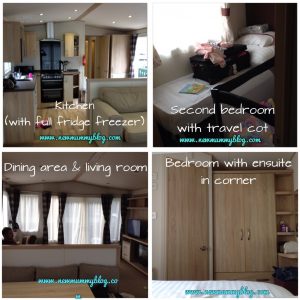 Inside Trimstone caravan at Ruda Croyde