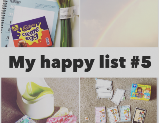 Happy List 5 - creme eggs, daffodils, potty training, Orchard Toys shopping