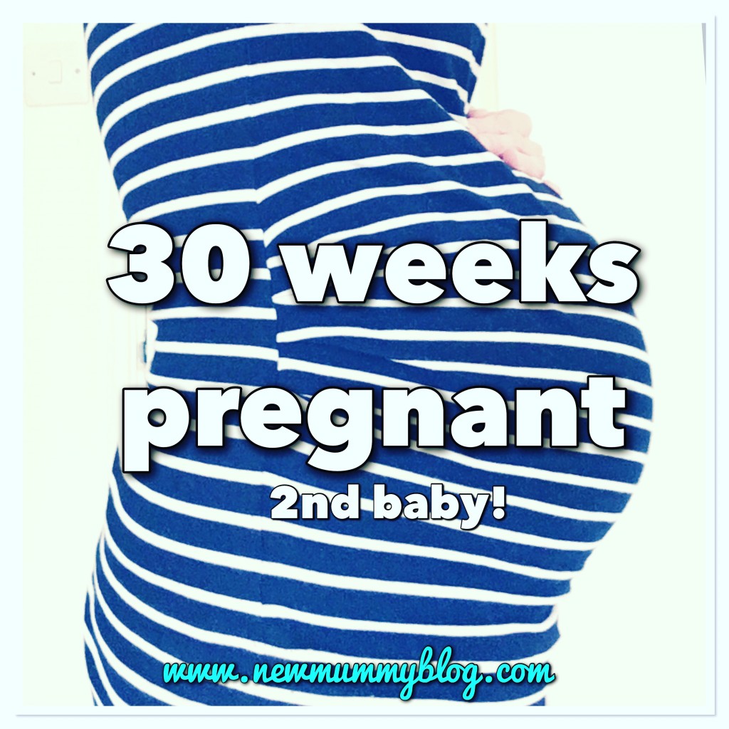 30 weeks pregnant - bump and pregnancy diary 2nd baby pregnant with a toddler