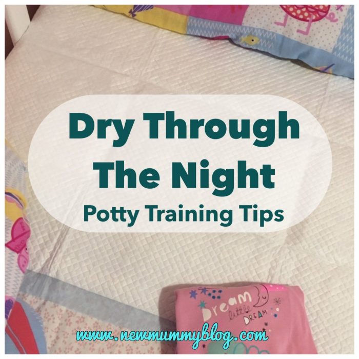 Dry through the night! Potty training tips for night time New Mummy Blog