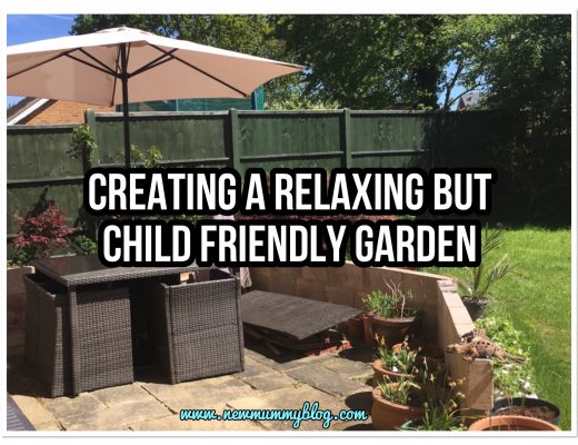 Child friendly garden relaxing