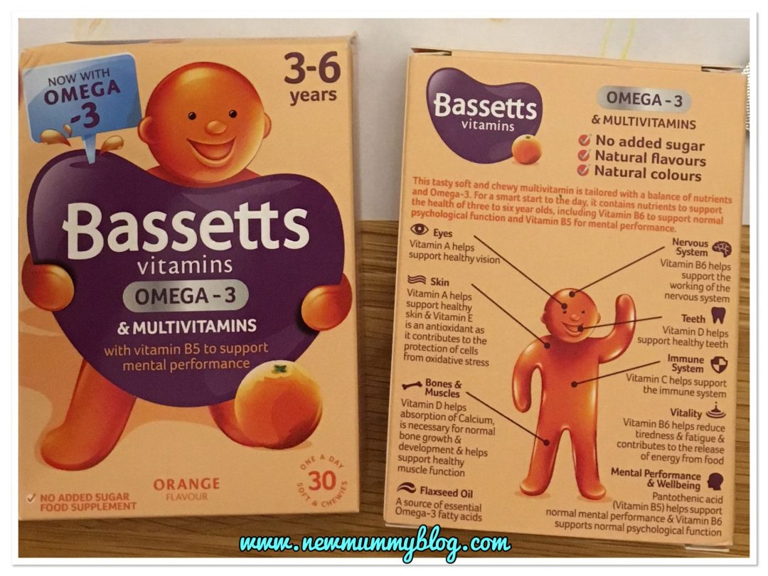 Review Bassetts Vitamins Omega-3 +  Multivitamins Orange Flavour Pastilles