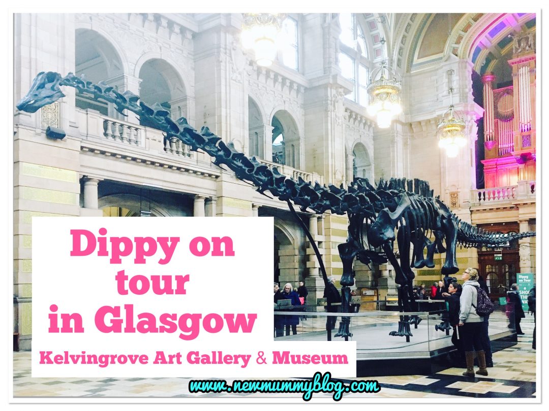 Dippy on tour Kelvingrove Glasgow video and blog review tips and tour from our family day out on holiday in Scotland 2019