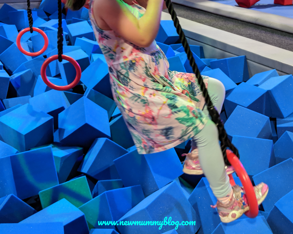 Gloucester Ninja Warrior Adventure park indoor activities rainy day with kids Gloucestershire 