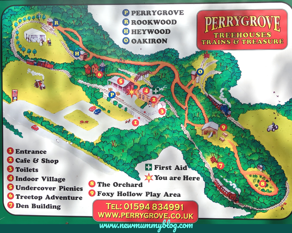 Perrygrove Railway map - plan your visit