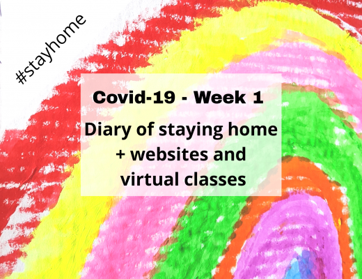 Covid lockdown diary week 1 - Virtual classes online, education resources, things to do activities