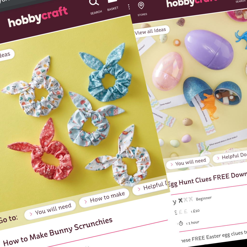 Free Easter activities during schools closed COVID19 - Hobbycraft craft ideas