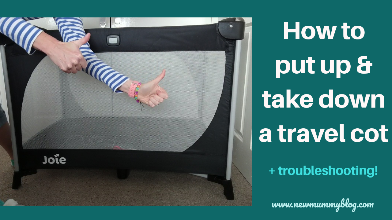 How to put up a travel cot